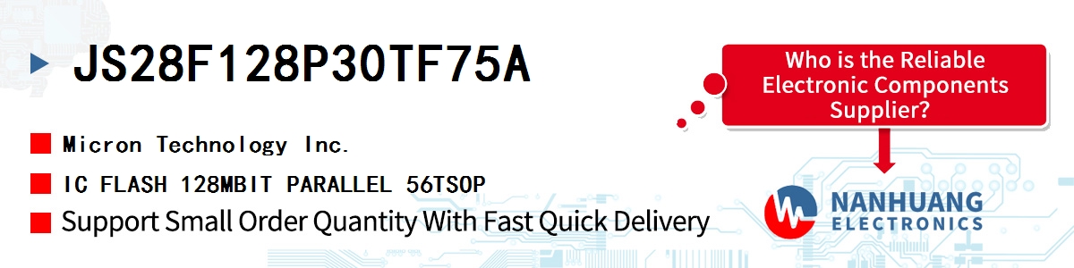 JS28F128P30TF75A Micron IC FLASH 128MBIT PARALLEL 56TSOP