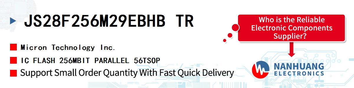 JS28F256M29EBHB TR Micron IC FLASH 256MBIT PARALLEL 56TSOP