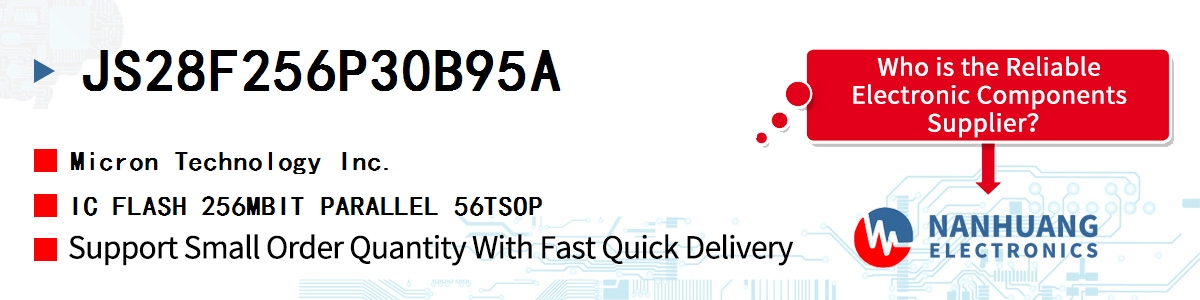 JS28F256P30B95A Micron IC FLASH 256MBIT PARALLEL 56TSOP