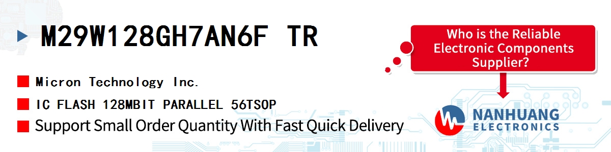M29W128GH7AN6F TR Micron IC FLASH 128MBIT PARALLEL 56TSOP