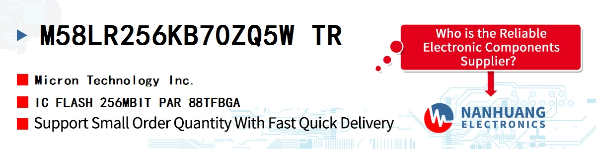 M58LR256KB70ZQ5W TR Micron IC FLASH 256MBIT PAR 88TFBGA