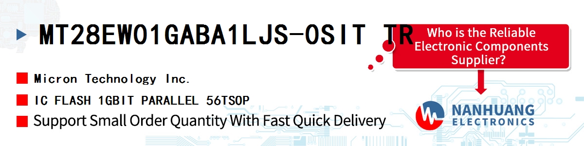 MT28EW01GABA1LJS-0SIT TR Micron IC FLASH 1GBIT PARALLEL 56TSOP