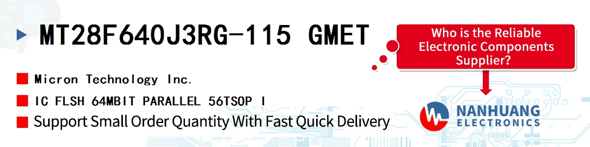 MT28F640J3RG-115 GMET Micron IC FLSH 64MBIT PARALLEL 56TSOP I