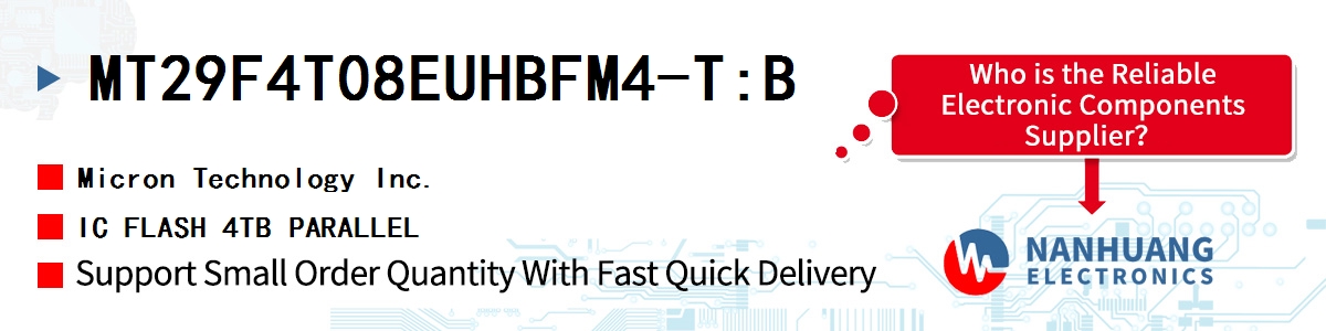 MT29F4T08EUHBFM4-T:B Micron IC FLASH 4TB PARALLEL