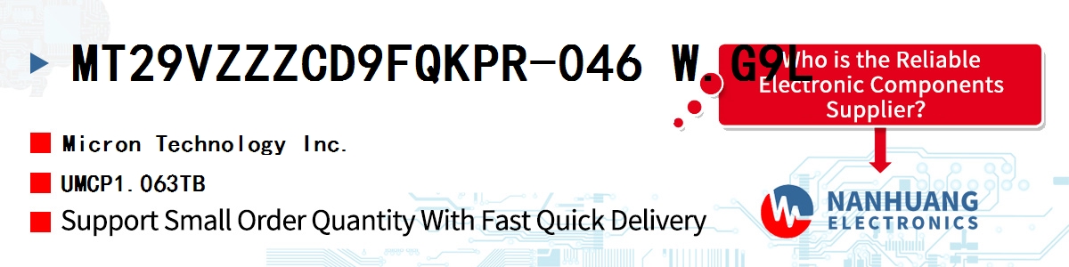 MT29VZZZCD9FQKPR-046 W.G9L Micron UMCP1.063TB