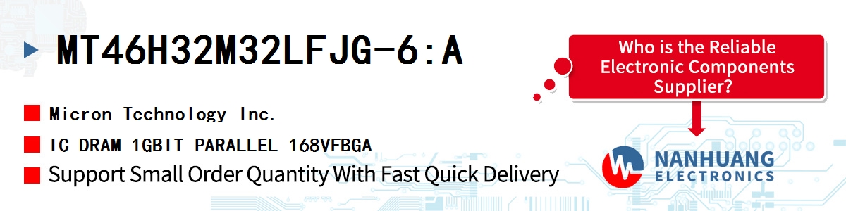 MT46H32M32LFJG-6:A Micron IC DRAM 1GBIT PARALLEL 168VFBGA