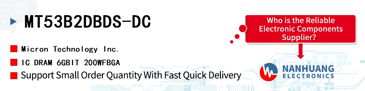 MT53B2DBDS-DC Micron IC DRAM 6GBIT 200WFBGA