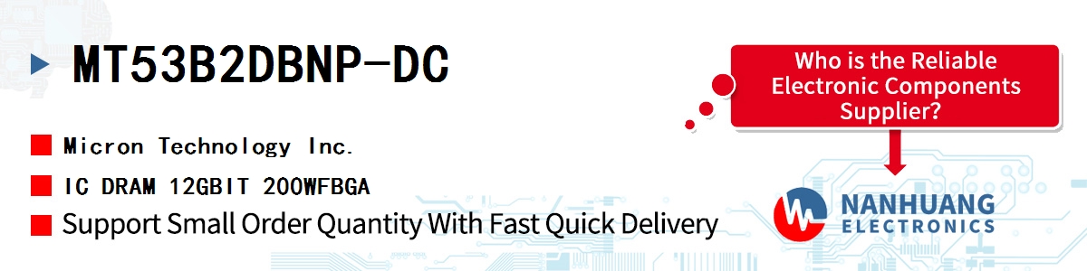 MT53B2DBNP-DC Micron IC DRAM 12GBIT 200WFBGA