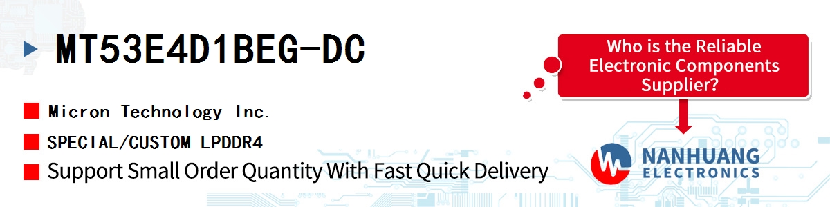 MT53E4D1BEG-DC Micron SPECIAL/CUSTOM LPDDR4